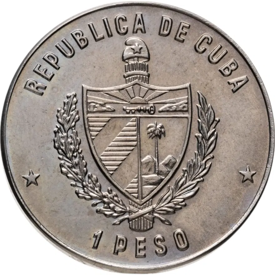Куба 1 песо (peso) 1990  Конгресс по эсперанто, реверс