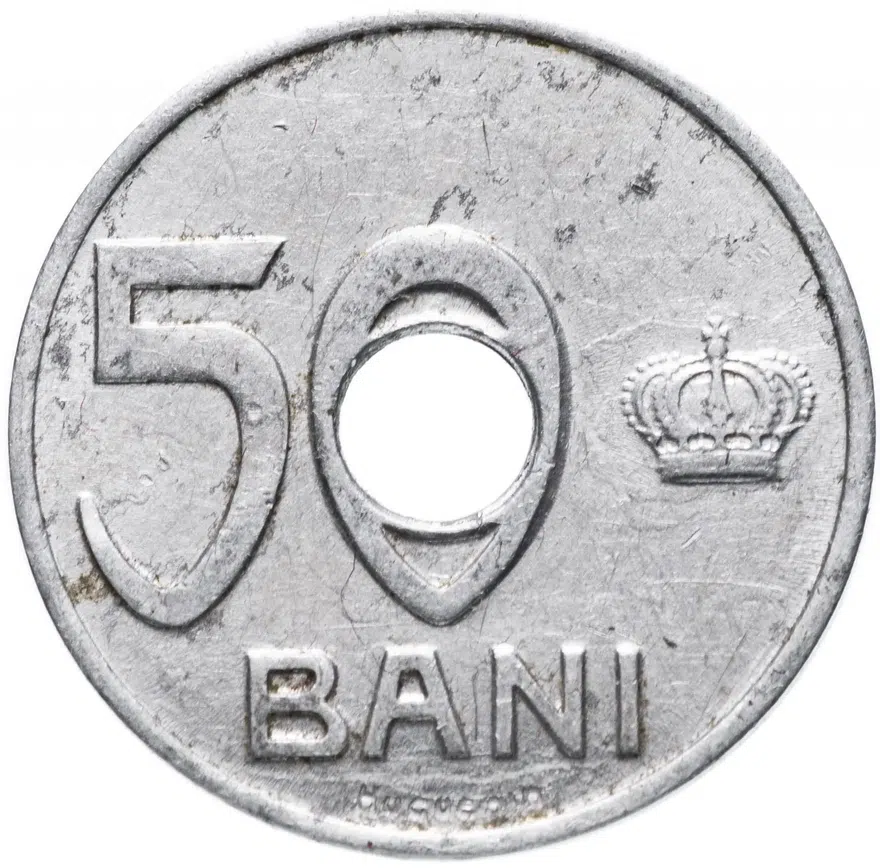 Румыния 50 банов (bani) 1921, аверс