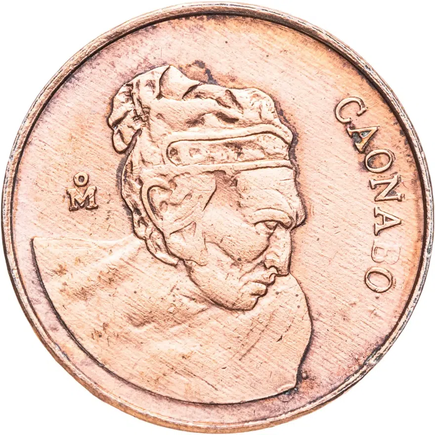 Доминикана 1 сентаво (centavo) 1984, аверс