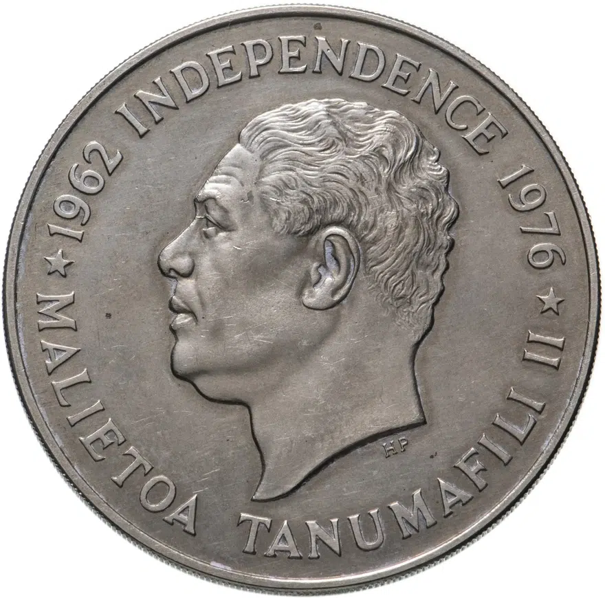 Самоа 1 тала (tala) 1976  200 лет независимости США, реверс