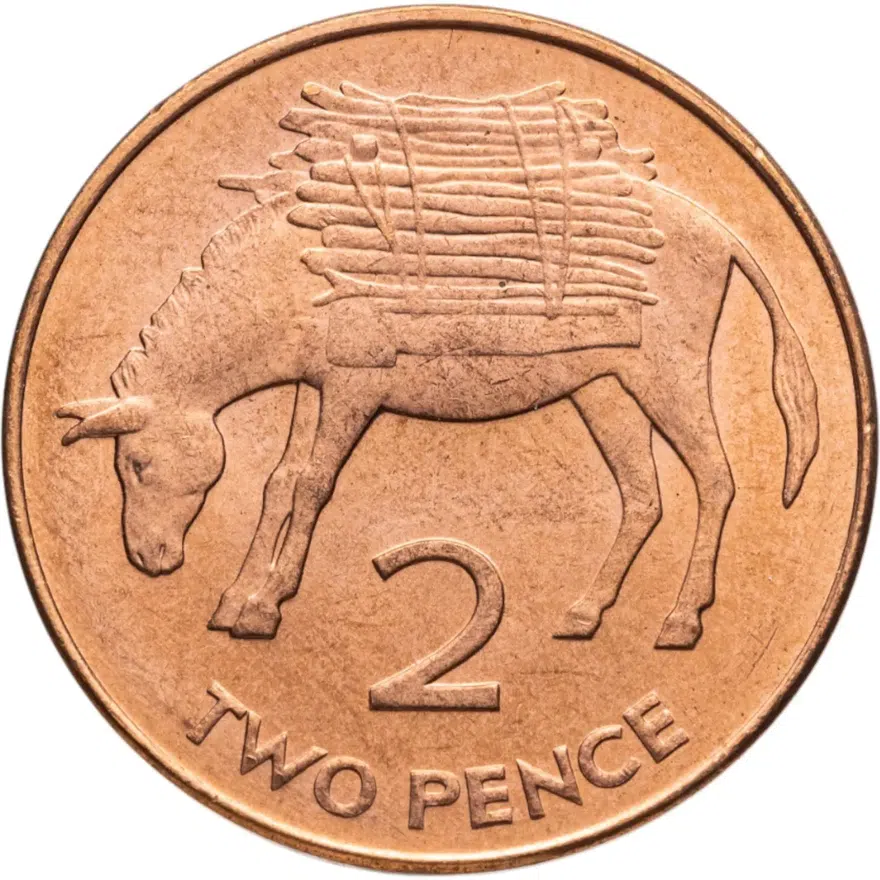 Острова Святой Елены и Вознесения 2 пенса (pence) 2003, реверс