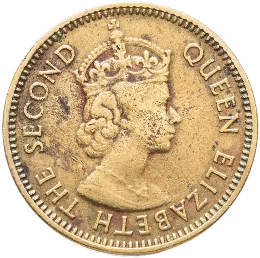 Белиз 5 центов (cents) 1976, реверс
