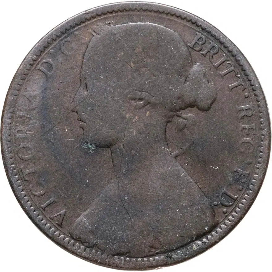 Великобритания 1 пенни (penny) 1866