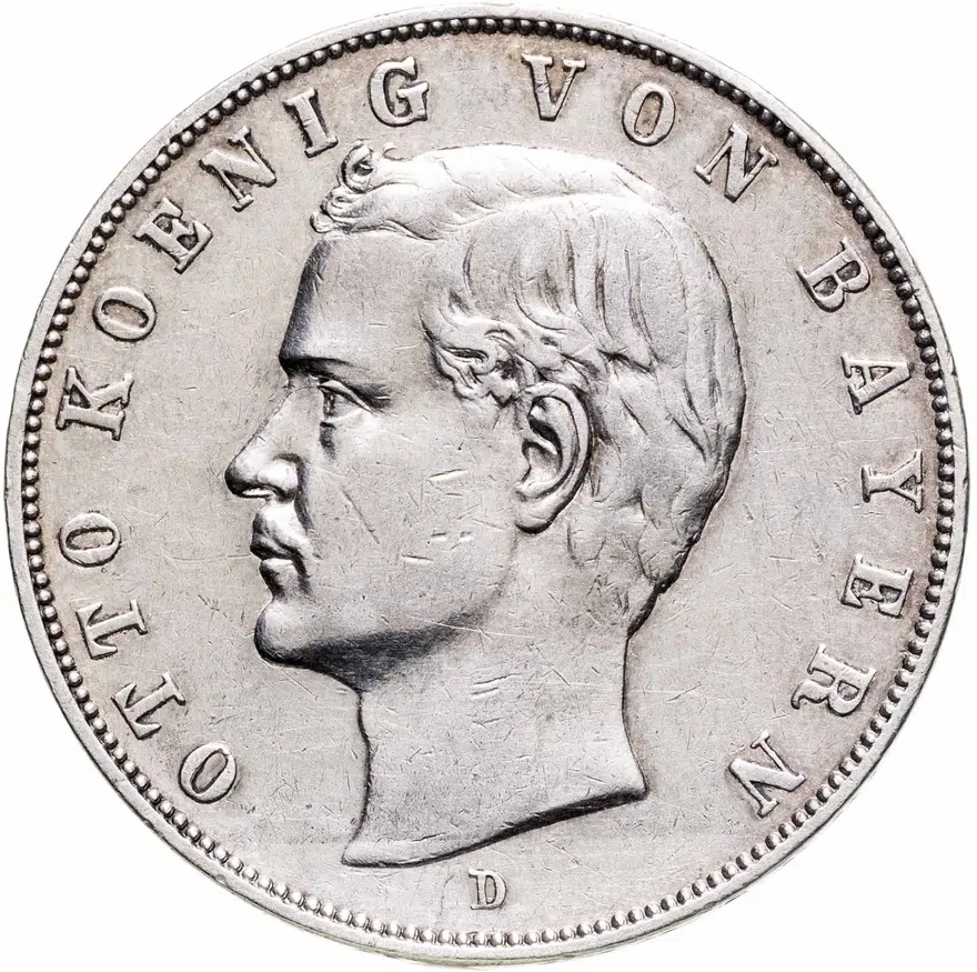 Германия (Империя) 3 марки (mark) 1910 D  Бавария, реверс