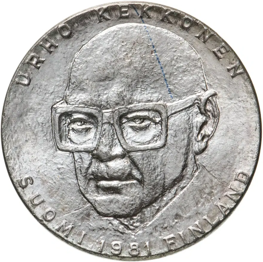 Финляндия 50 марок (markkaa) 1981  80 лет со дня рождения президента Урхо Кекконен, аверс