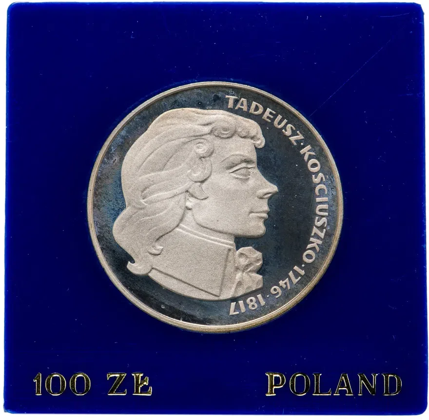 Польша 100 злотых (zlotych) 1976  230 лет со дня рождения Тадеуша Костюшко