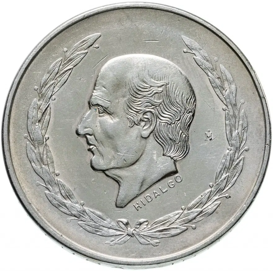 Мексика 5 песо (pesos) 1952, реверс