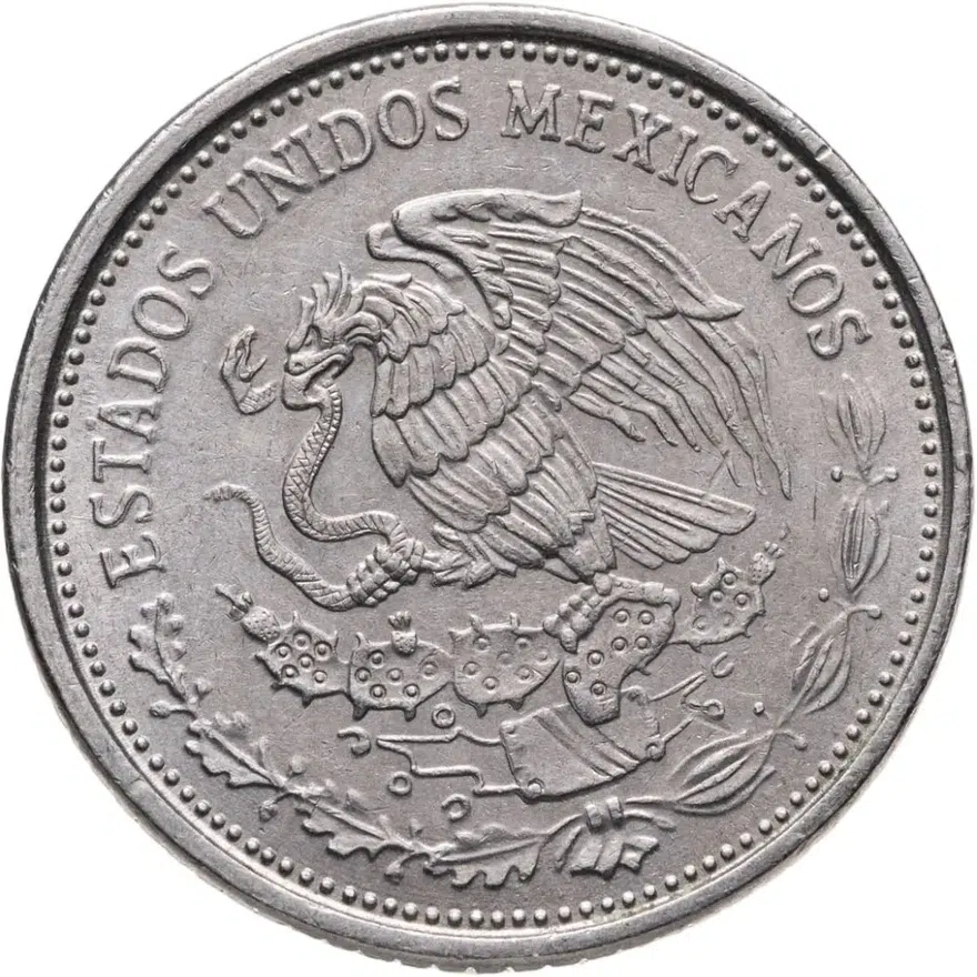 Мексика 50 песо (pesos) 1987, реверс