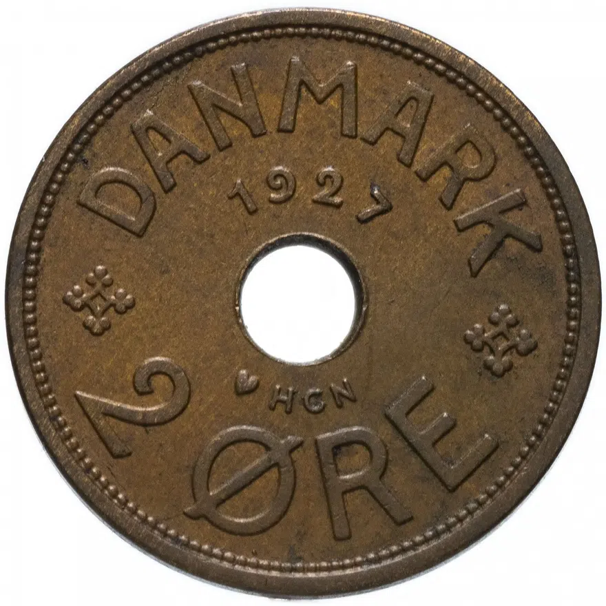 Дания 2 эре (ore) 1927
