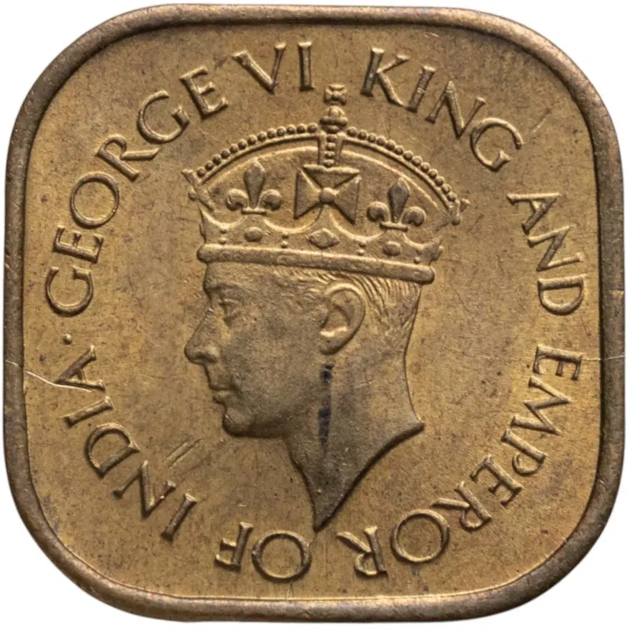 Цейлон 5 центов (cents) 1945