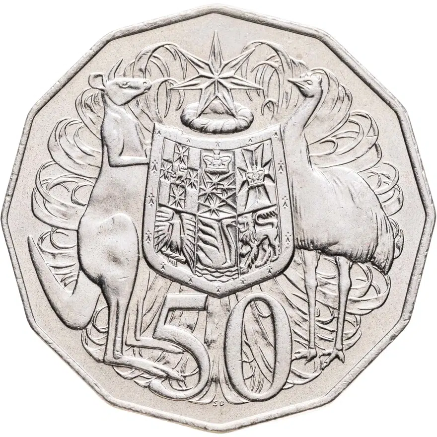 Австралия 50 центов (cents) 1983