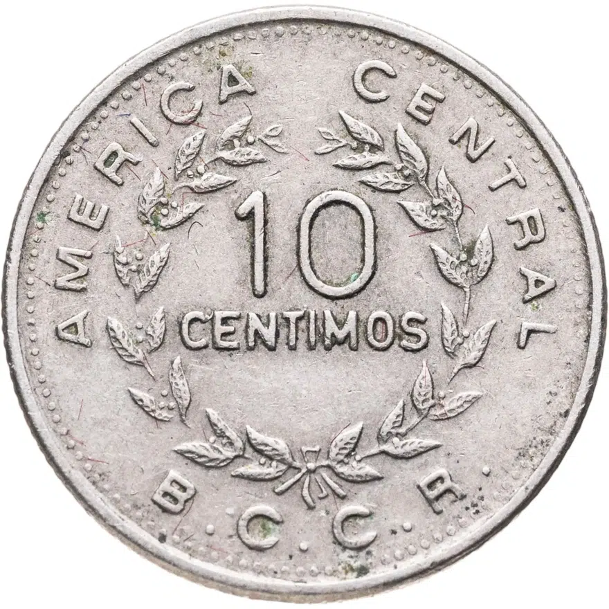 Коста-Рика 10 сентимо (centimos) 1972
