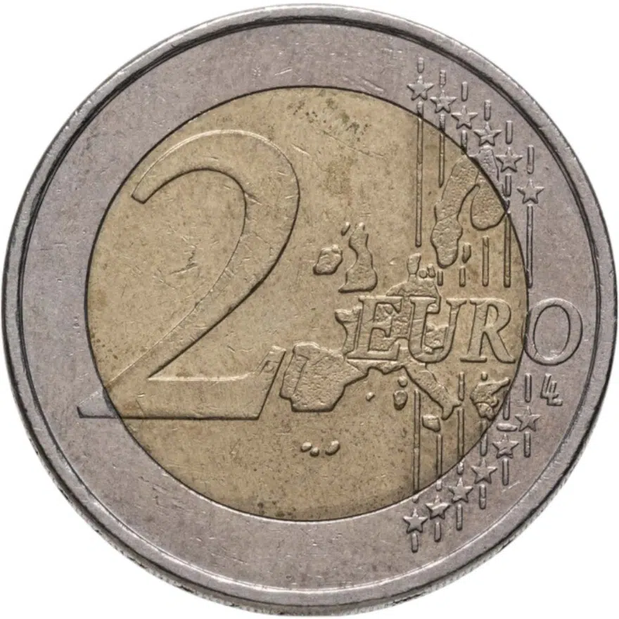 Германия 2 евро (euro) 2002 D  знак монетного двора: "D" - Мюнхен