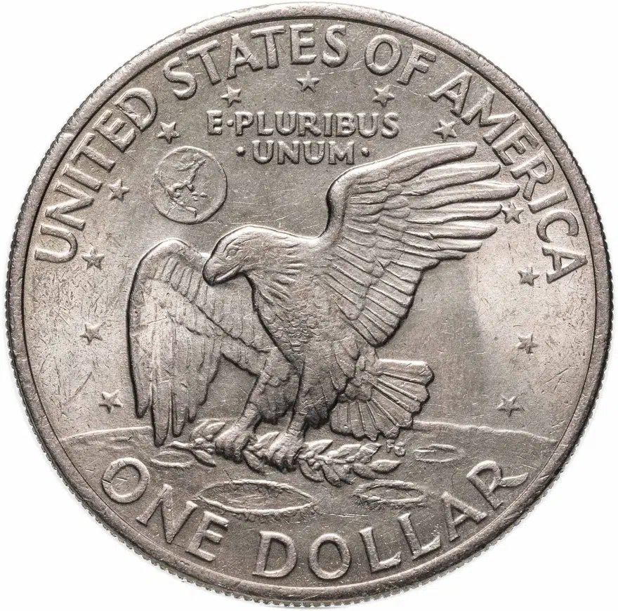 США 1 доллар (dollar) 1971 "доллар Эйзенхауэра", реверс