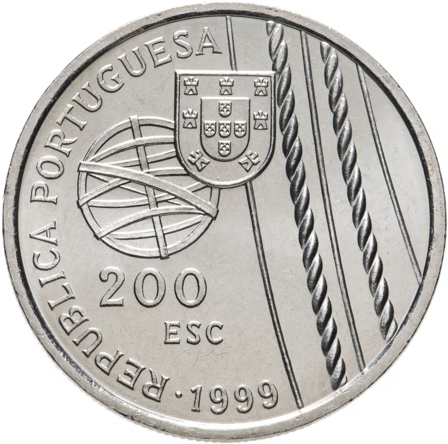 Португалия 200 эскудо (escudos) 1999  Смерть в море, аверс