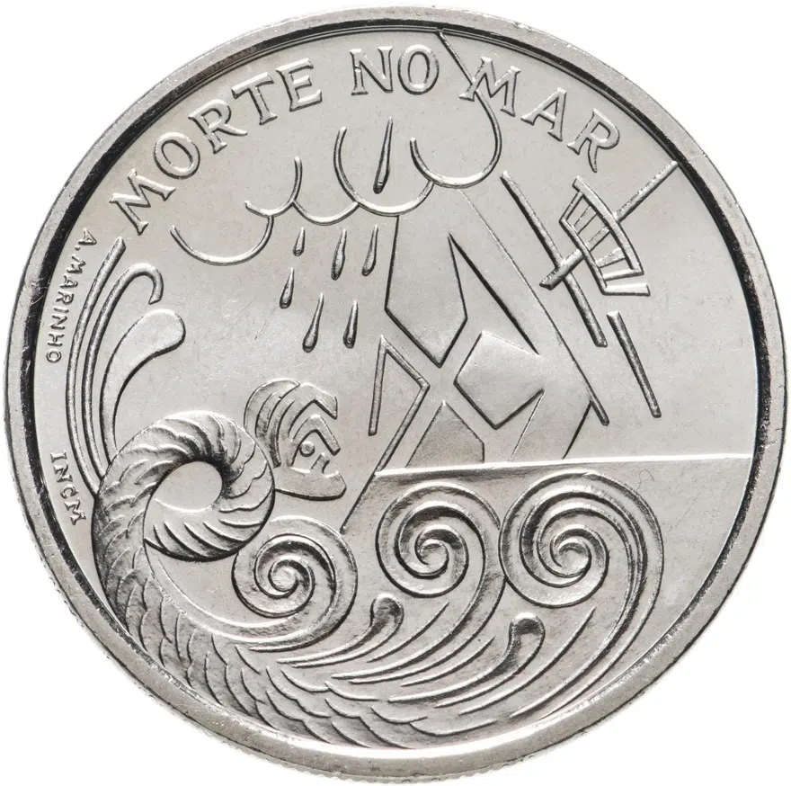 Португалия 200 эскудо (escudos) 1999  Смерть в море, реверс