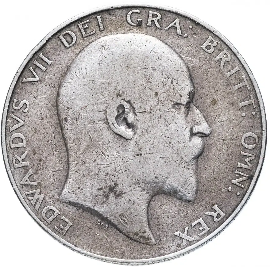 Великобритания 1/2 кроны (crown) 1907