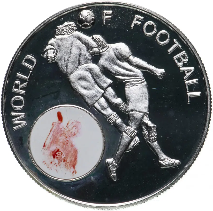 Уганда 1000 шиллингов (shillings) 2002 Мир футбола - Мяч