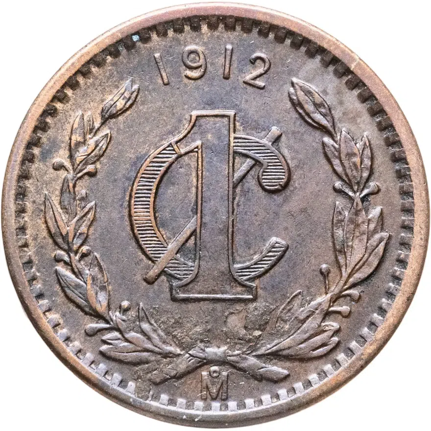Мексика 1 сентаво (centavo) 1912
