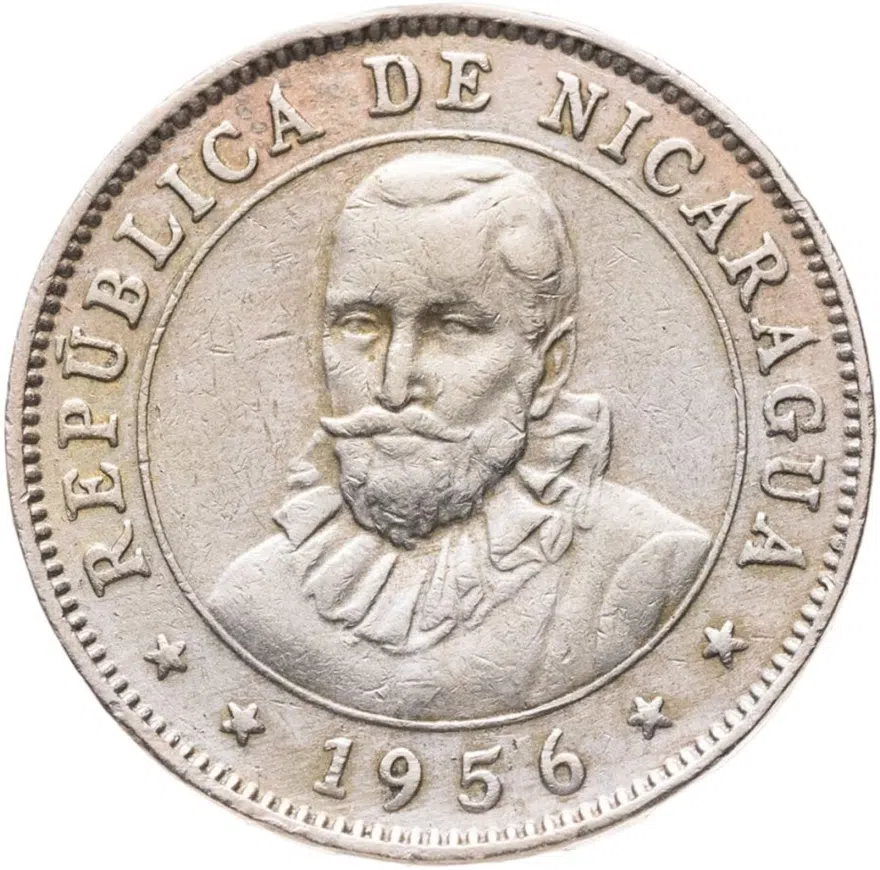 Никарагуа 10 сентаво (centavos) 1956