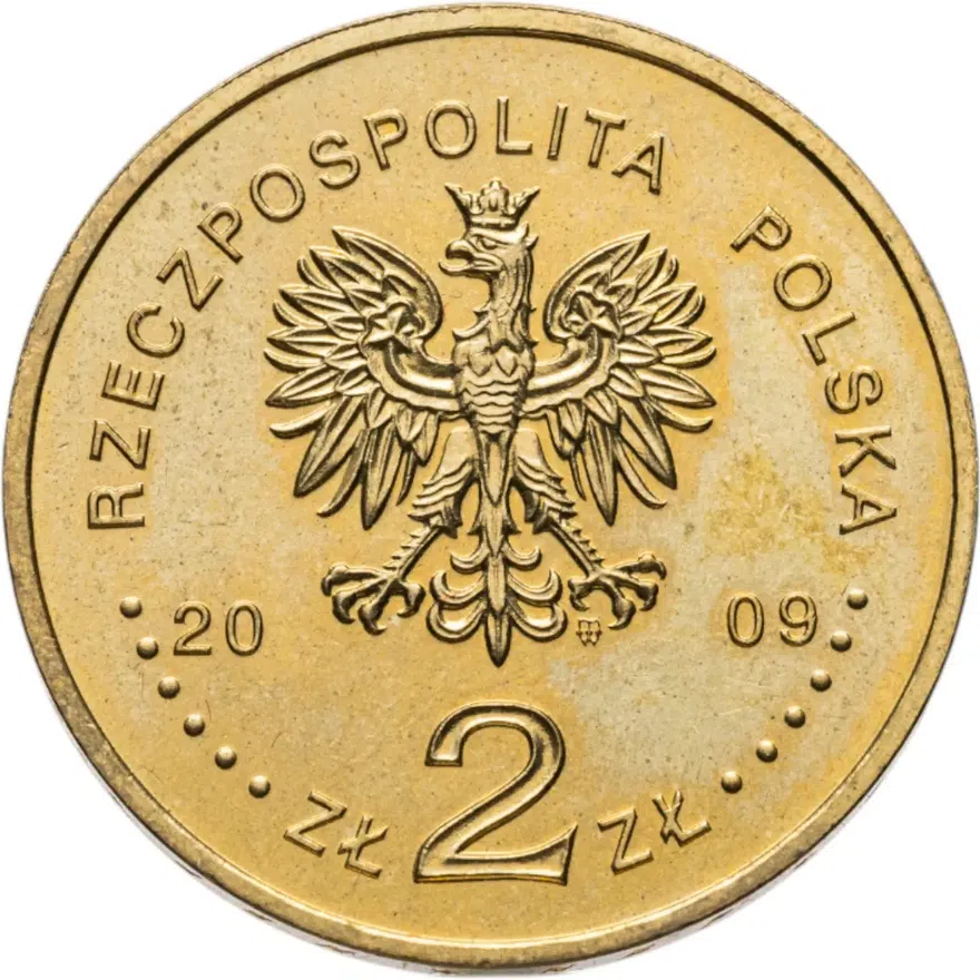 Польша 2 злотых (zlote) 2009 История польской кавалерии - Гусар XVII века, аверс