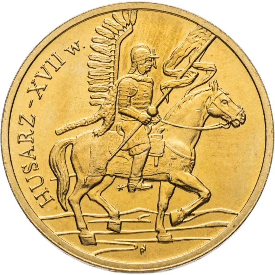Польша 2 злотых (zlote) 2009 История польской кавалерии - Гусар XVII века, реверс