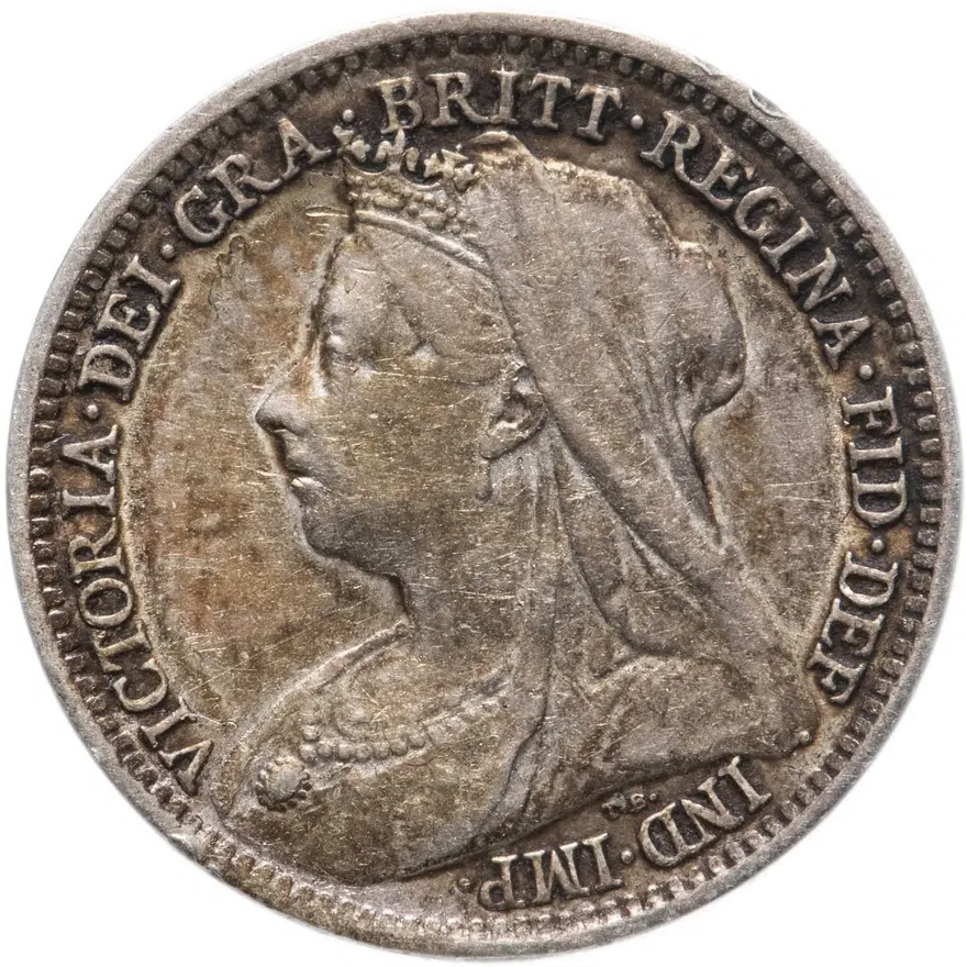 Великобритания 3 пенса (pence) 1900