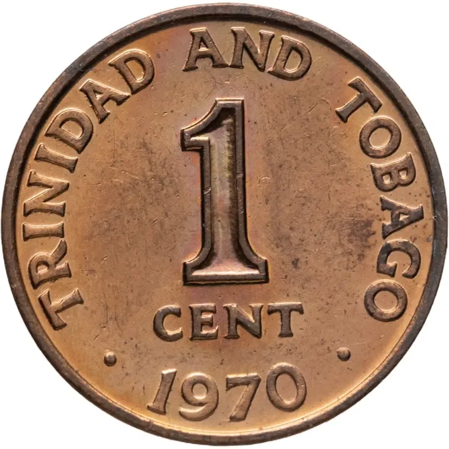 Тринидад и Тобаго 1 цент (cent) 1970