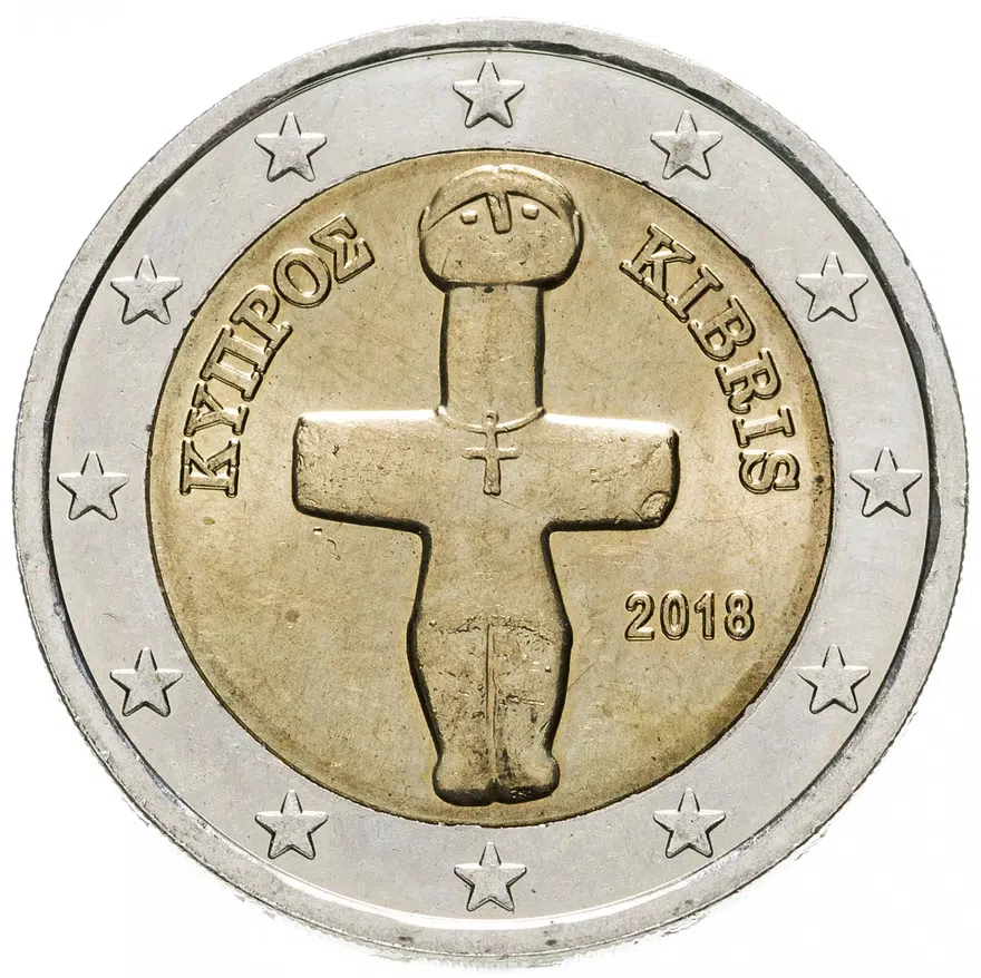 Кипр 2 евро 2012, аверс