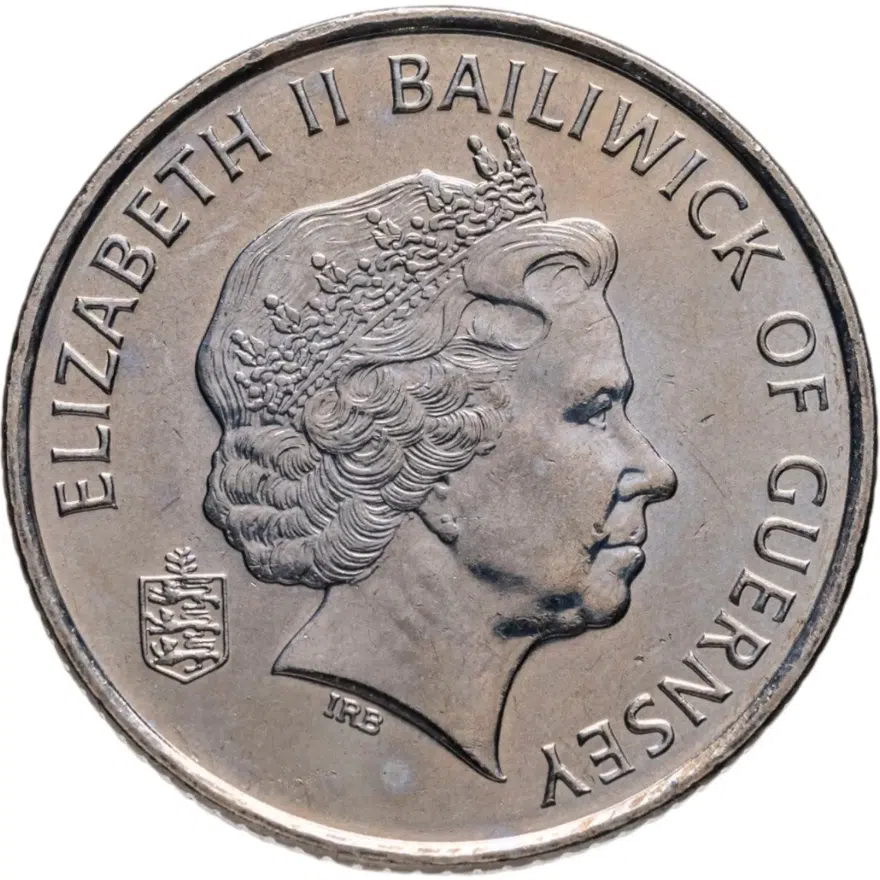 Гернси 10 пенсов (pence) 2003, реверс