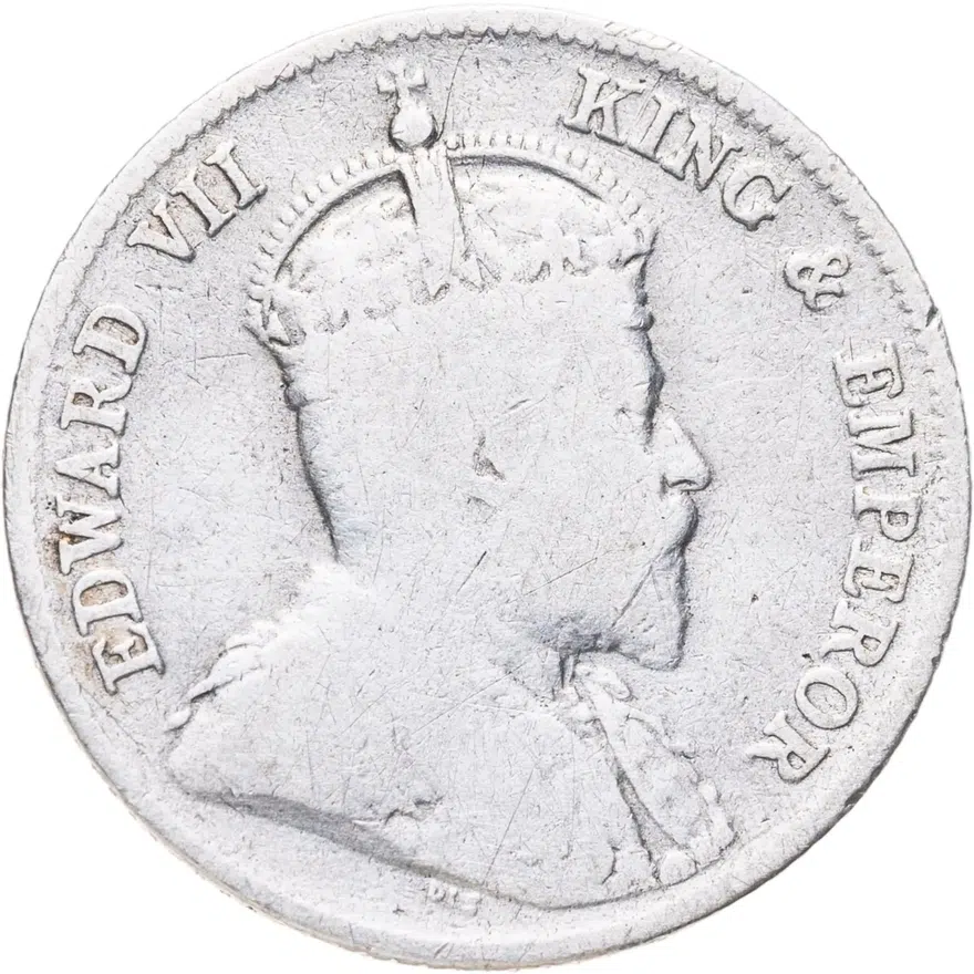 Гонконг 10 центов (cents) 1904, аверс