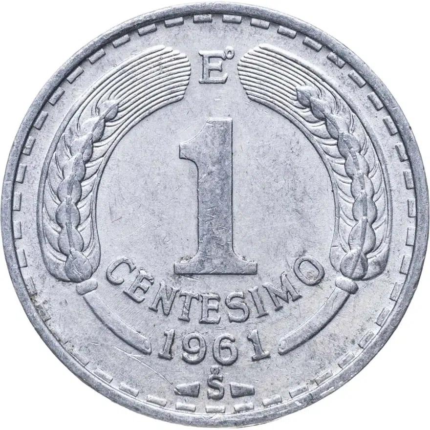 Чили 1 сентесимо (centesimo) 1961
