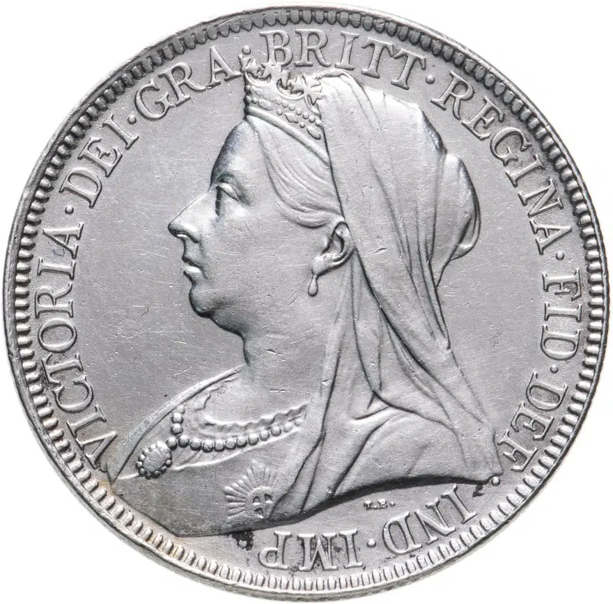 Великобритания 2 шиллинга (флорин, shillings) 1901, реверс