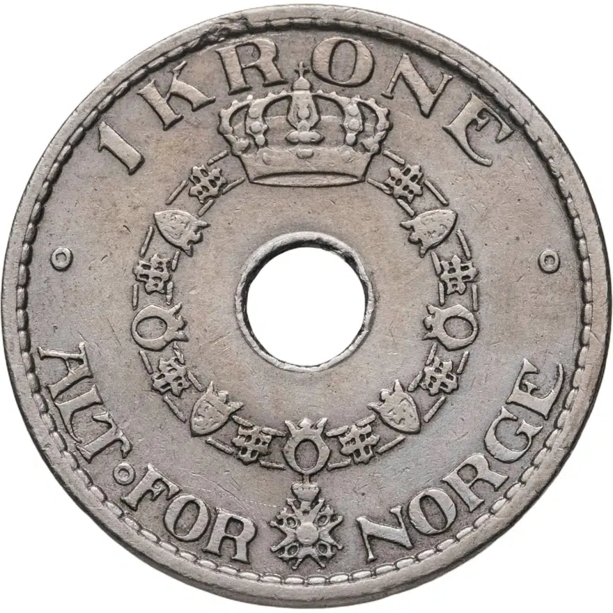 Норвегия 1 крона (crown) 1940