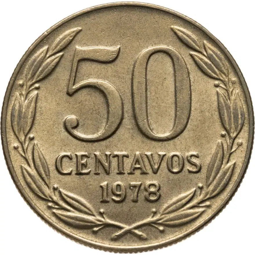 Чили 50 сентаво (centavos) 1978