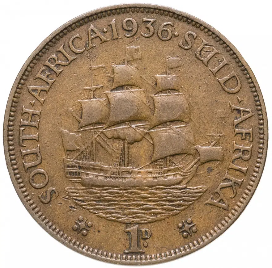 ЮАР 1 пенни (penny) 1936