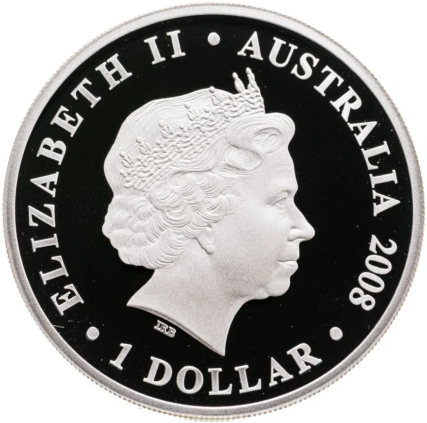 Австралия 1 доллар (dollar) 2008  90 лет окончанию Первой мировой войны, реверс