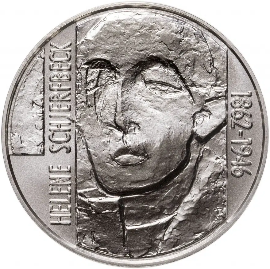 Финляндия 100 марок (markkaa) 1996  50 лет со дня смерти Хелены Шерфбек