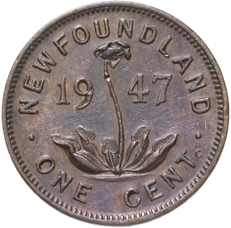 Ньюфаундленд 1 цент (cent) 1947