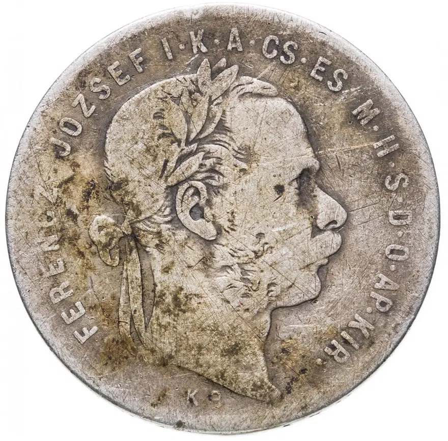 Венгрия 1 форинт (forint) 1877