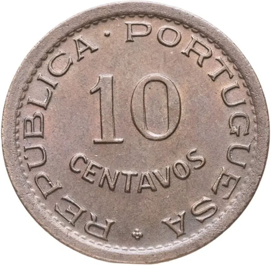 Ангола 10 сентаво (centavos) 1948
