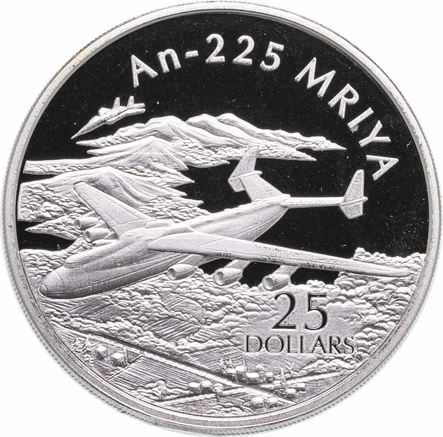 Соломоновы острова 25 долларов (dollars) 2003 "Самолеты мира: Ан-225 "Мрия""