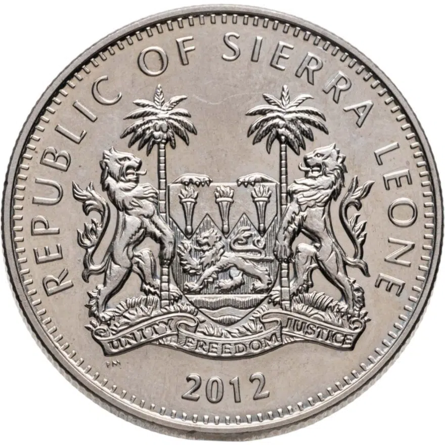 Сьерра-Леоне 1 доллар (dollar) 2012 "XXX летние Олимпийские Игры, Лондон 2012 - Баскетбол"