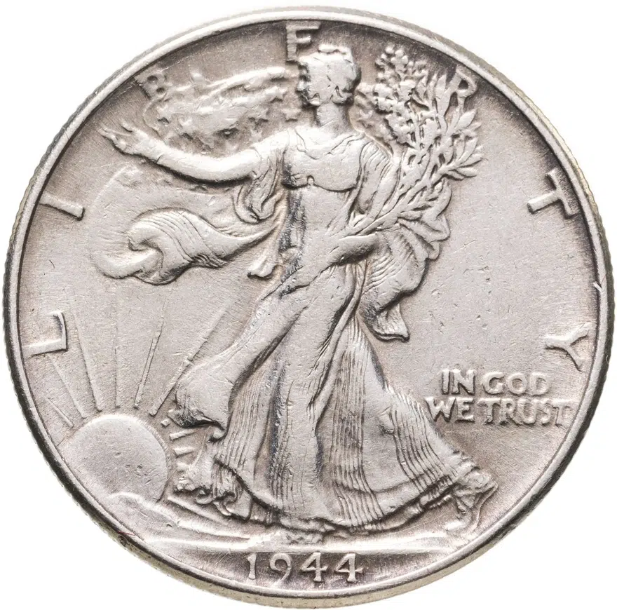 США 50 центов (1/2 доллара, half dollar) 1944, аверс