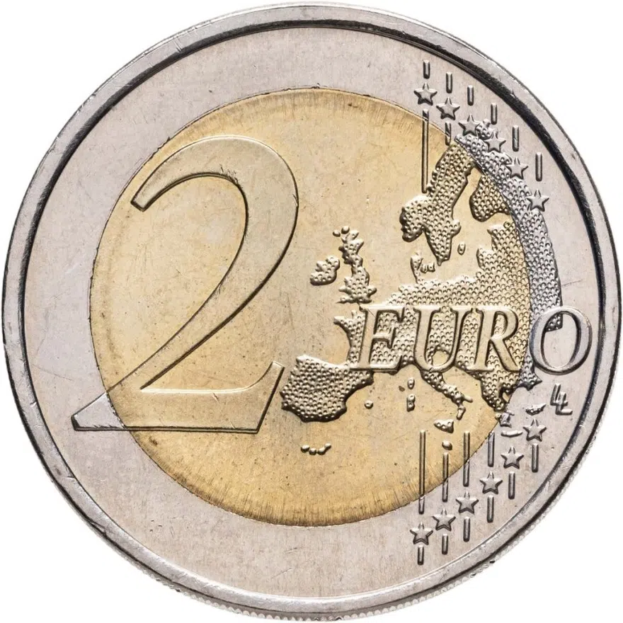 Португалия 2 евро 2007 "50 лет Римскому договору", реверс