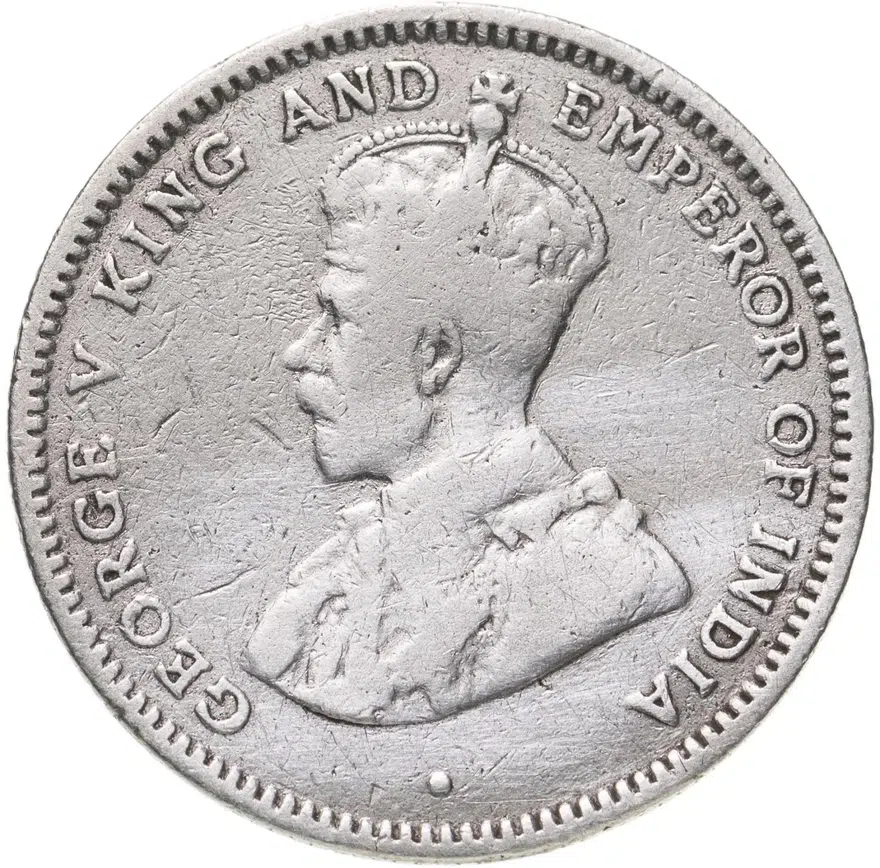 Британский Гондурас 10 центов (cents) 1936, реверс