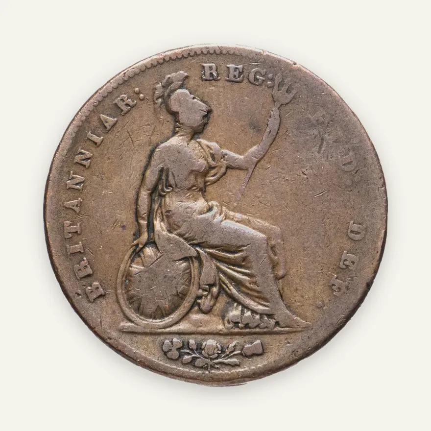 Великобритания 1 пенни (penny) 1853