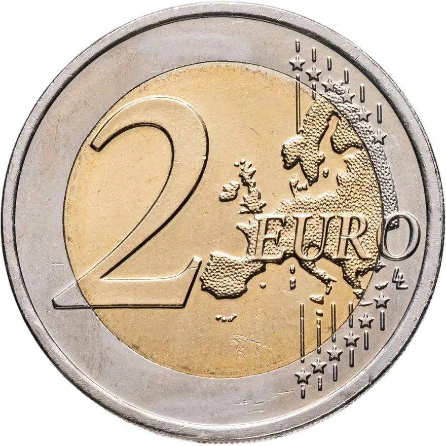 Мальта 2 евро 2015 100 лет Первому полету из Мальты, реверс