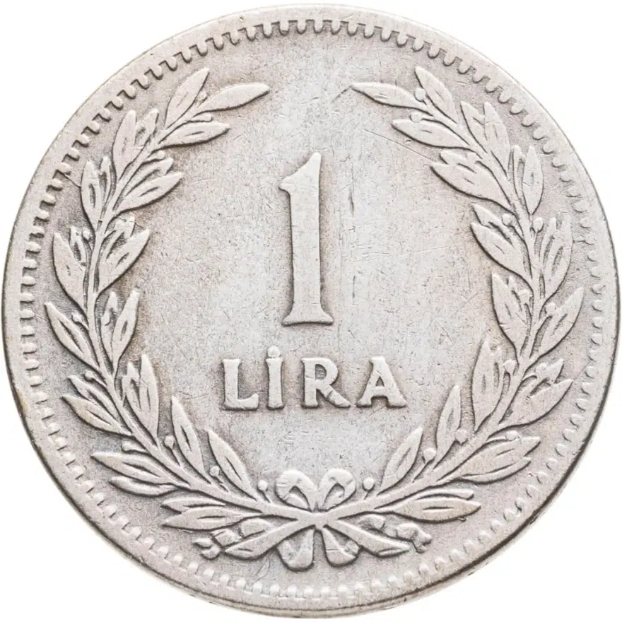 Турция 1 лира (lira) 1947
