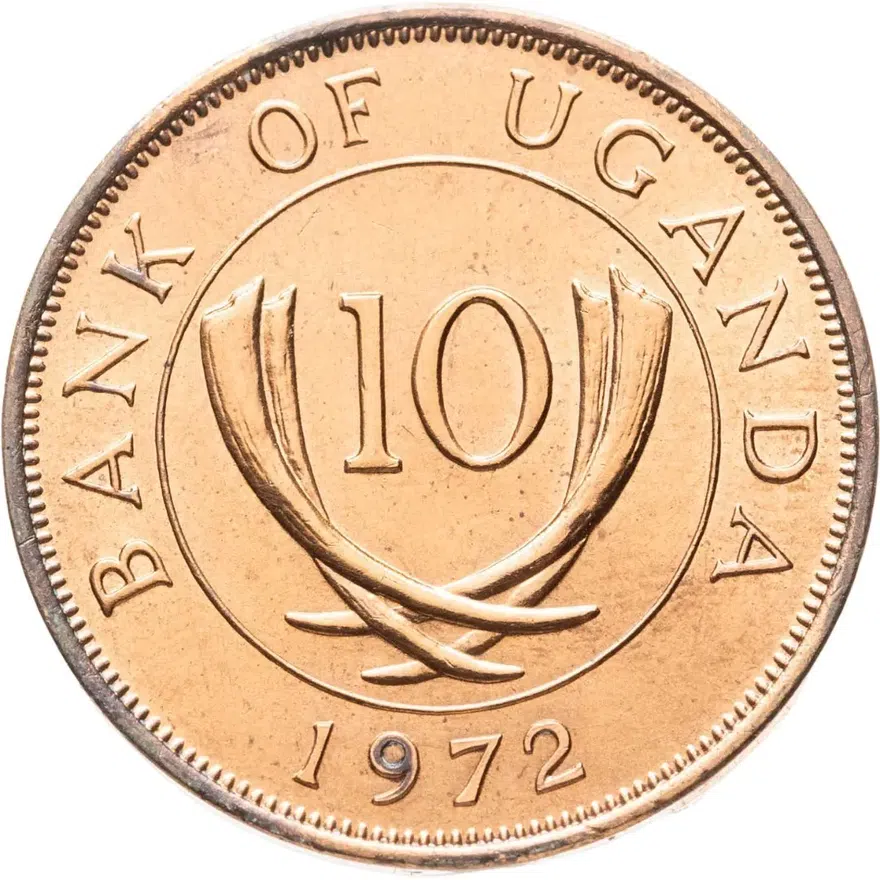 Уганда 10 центов (cents) 1944, реверс